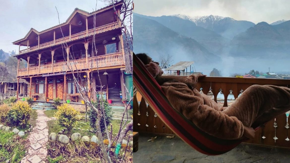 Stay In This Wooden Homestay Near Manali With Stunning Mountain Views