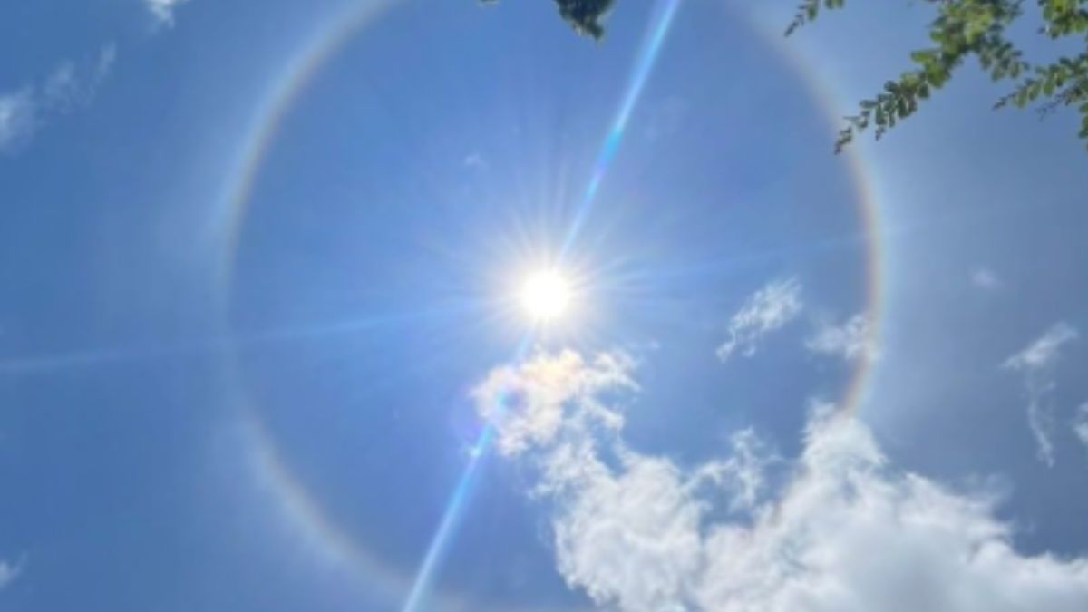 Dehradun Witnesses Unique Rainbow Coloured Sun Halo In The Sky; Pictures Surface