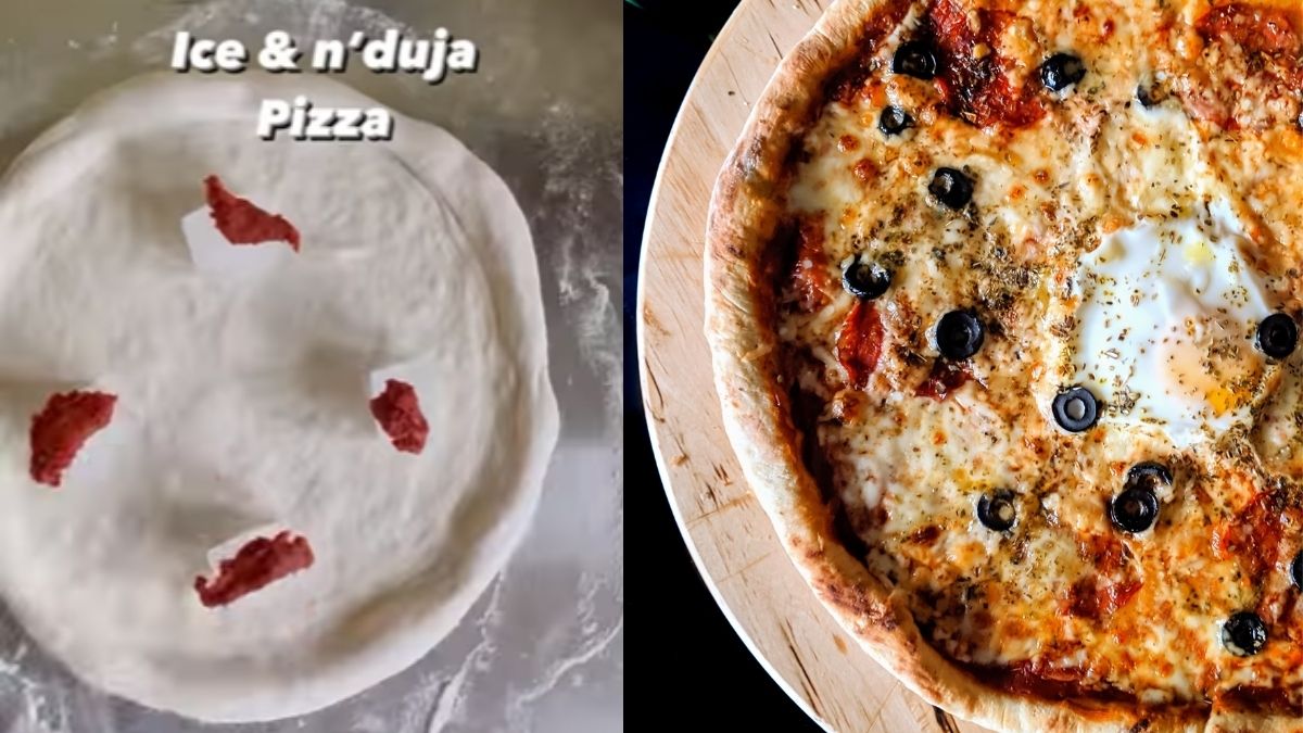 Ice Pizza Baked With Ice Cubes Is The Latest Food Trend For Pizza Lovers