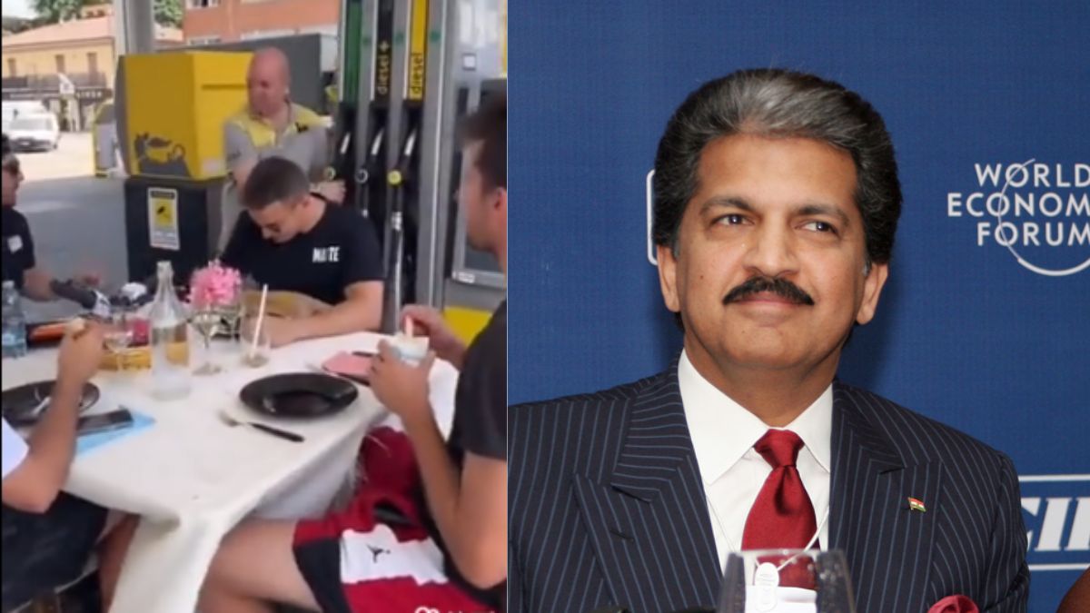 Anand Mahindra Is Amazed At This Dining Table That Moves Around Like A Car