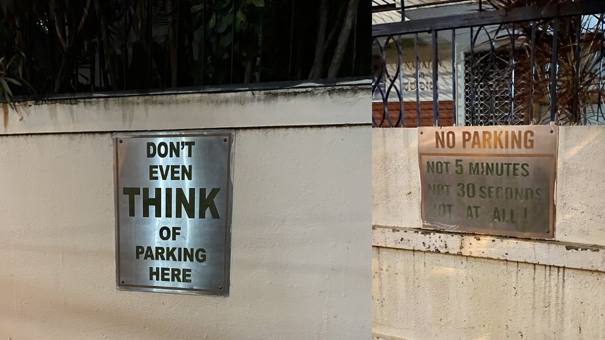 ‘Not Even 30 Seconds’, Quirky Parking Signs Go Viral In Bengaluru