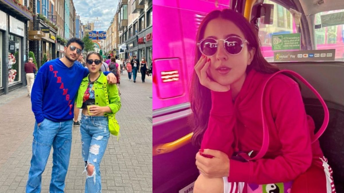 Sara Ali Khan Enjoys A Relaxed London Vacation With Brother Ibrahim And Tribe