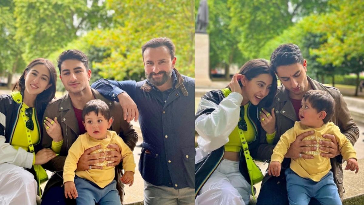 Sara Ali Khan Enjoys Fun Day Out With Ibrahim Baby Jeh In London