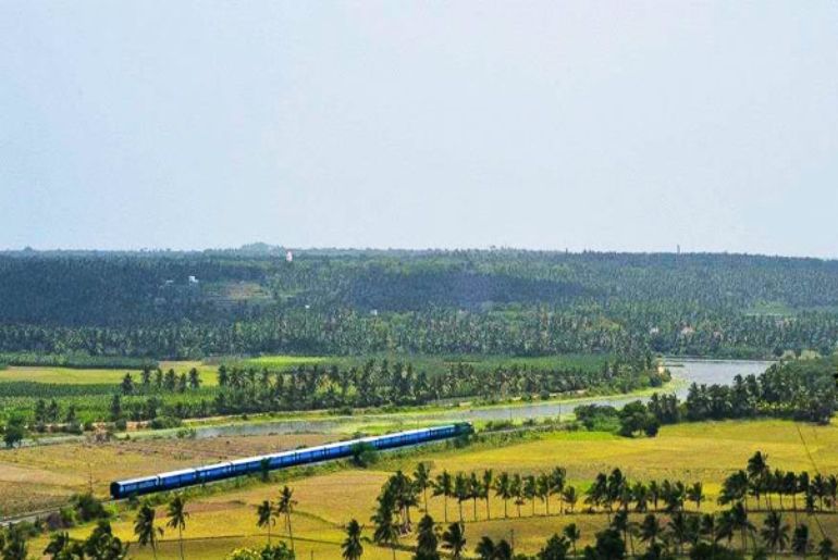 south india train journey