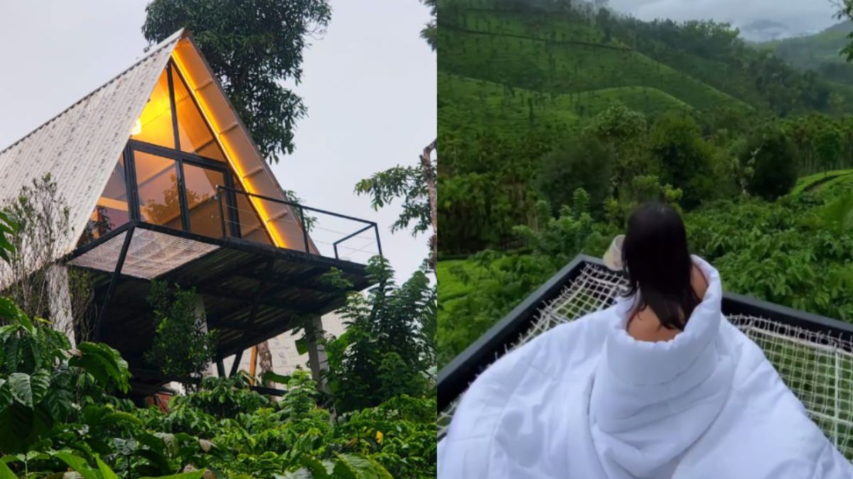 This Chikmagalur Resort Has Karnataka’s First Sky Bed Overlooking Lush Green Mountains