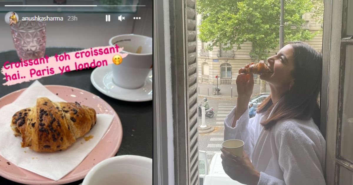  Anushka Sharma Can’t Stop Binging On Croissants In London Even After Leaving Paris