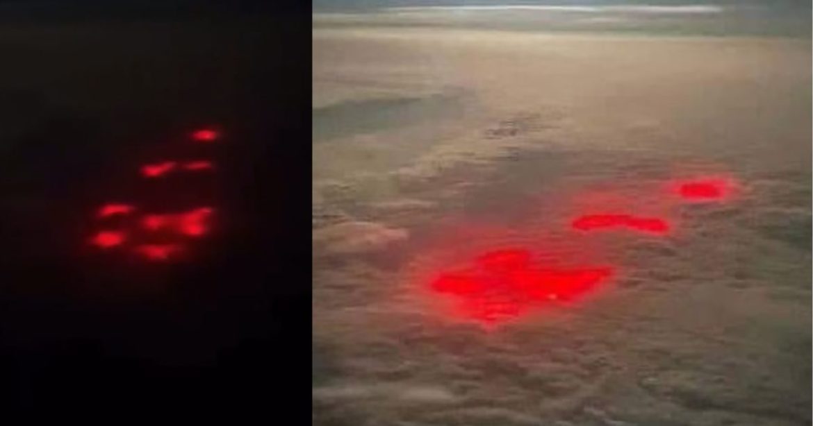 Mysterious, FieryRed Glow Over Atlantic Ocean Leave Pilots Baffled