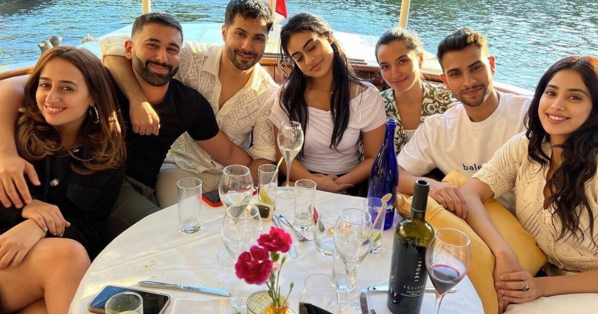 Nysa Devgan Parties On A Boat With Varun Dhawan And Janhvi Kapoor In Amsterdam