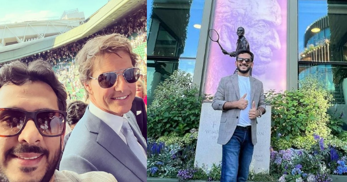 Shark Tank India’s Aman Gupta Meets Tom Cruise In Wimbledon In London; Shares Fan Moment