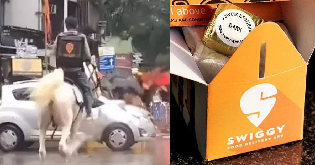 Man On Horse With Swiggy Bag Not Delivery Boy, Confirms Swiggy