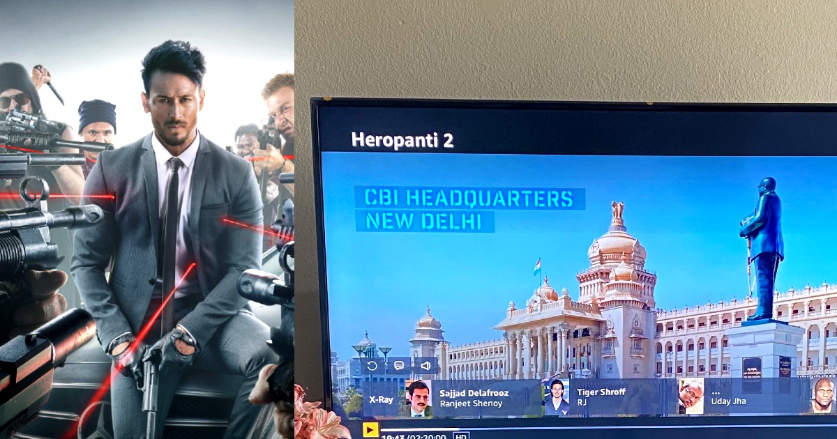 Heropanti 2 Shows Bangalore’s Vidhan Souda As CBI HQ; Netizens Face Palm