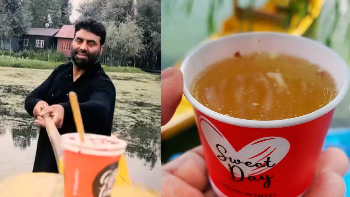 This Man Sells The Best Kahwa Tea In Kashmir On A Moving Shikhara