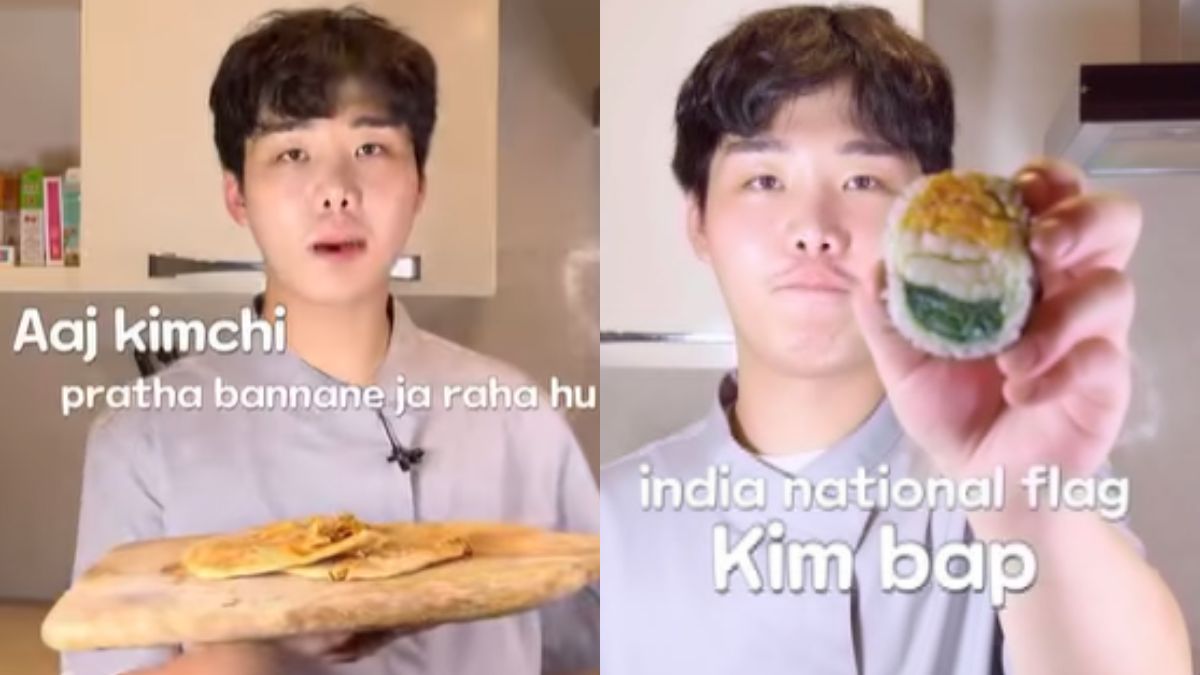 This Korean Chef Makes Special Kimchi Paratha And The Internet Is Impressed