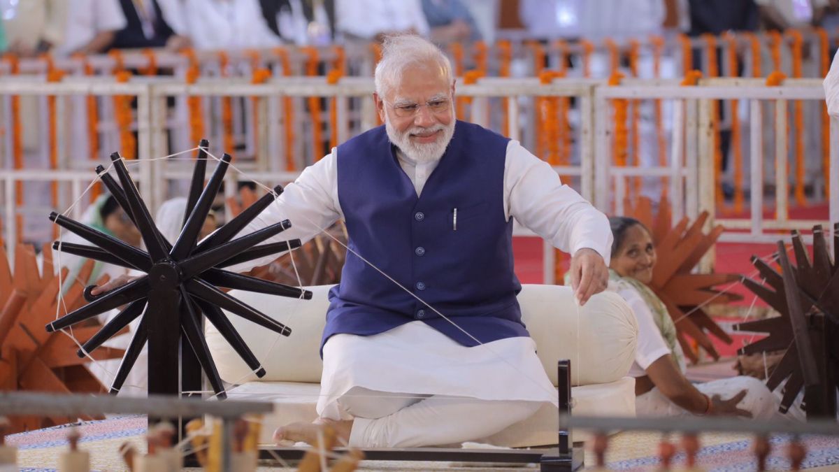 PM Modi Appeals To People To Only Gift Khadi Products This Festive Season