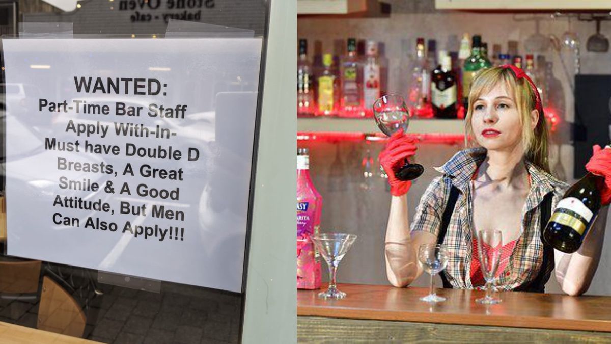 A Bar In New Zealand Is Looking For Women With 'DD Breasts' & 'Good Smile