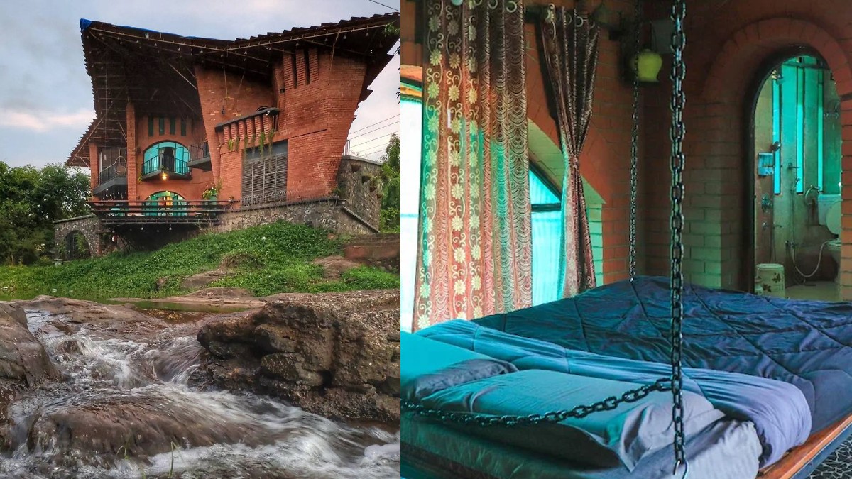 This Riverside Villa Near Mumbai Comes With A Hanging Bed And A Plunge Pool