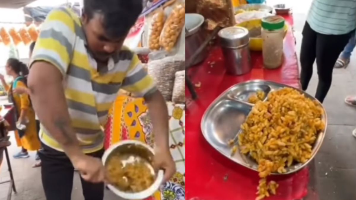 Viral Helicopter Bhel Video Leave Foodies Amused By Vendor’s Preparation Style