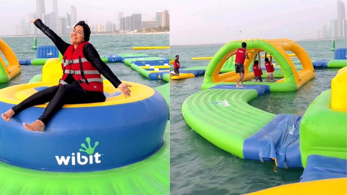 Abu Dhabi Has The Largest Inflatable Water Park With About 45 Fun Obstacles
