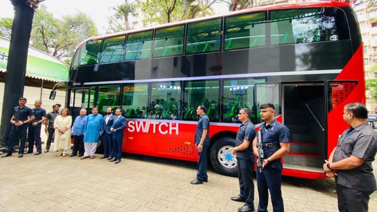 Mumbai Gets India’s First Air-Conditioned, Double-Decker Electric Bus