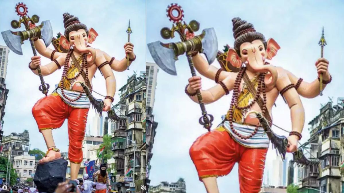 Mumbaicha Maharaja Is Maharashtra’s Tallest Ganesh Idol 2022