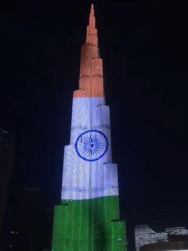 Burj Khalifa In Tricolour