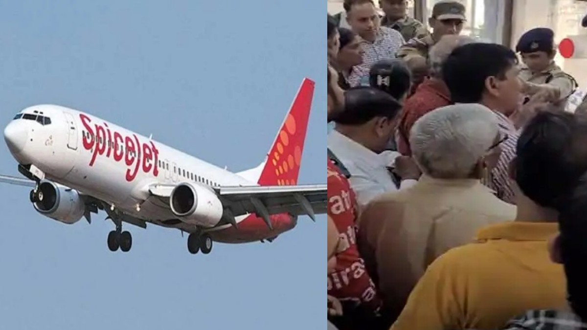 SpiceJet Flight To Varanasi Delayed By 8 Hours; Passengers & Airport Staff Argue