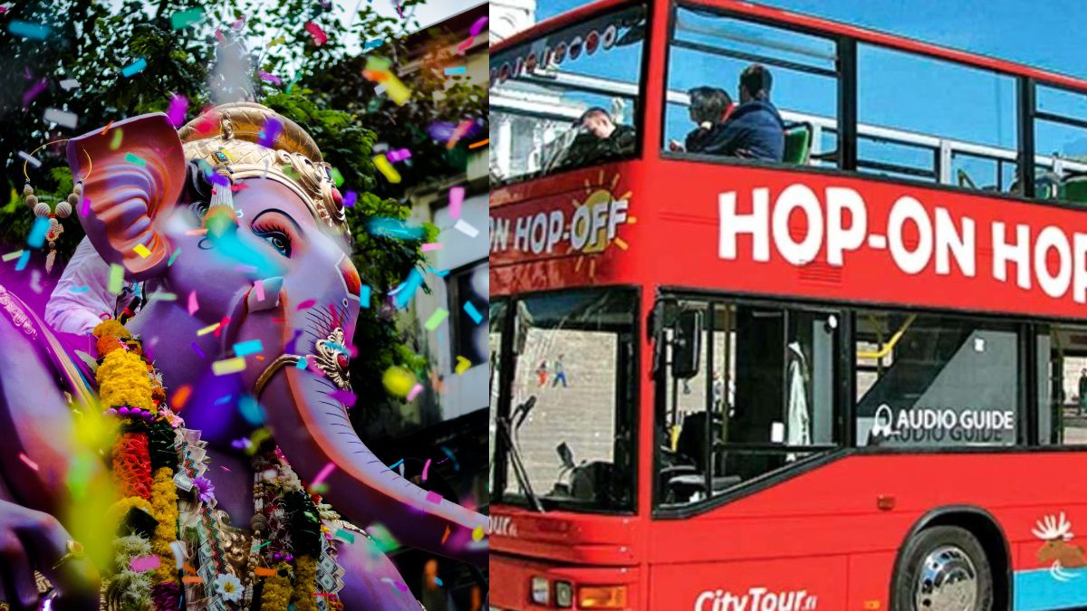 Mumbai’s Hop-On-Hop-Off Buses To Give Tourists Late Night Ganesh Darshan Experience