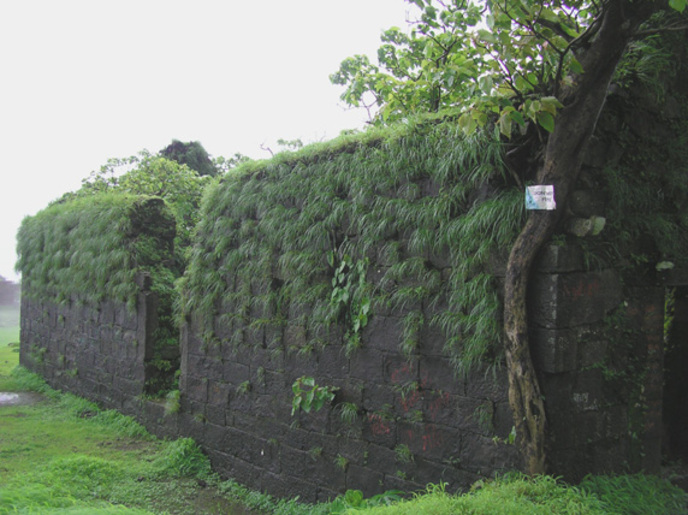 Karnala fort walls 