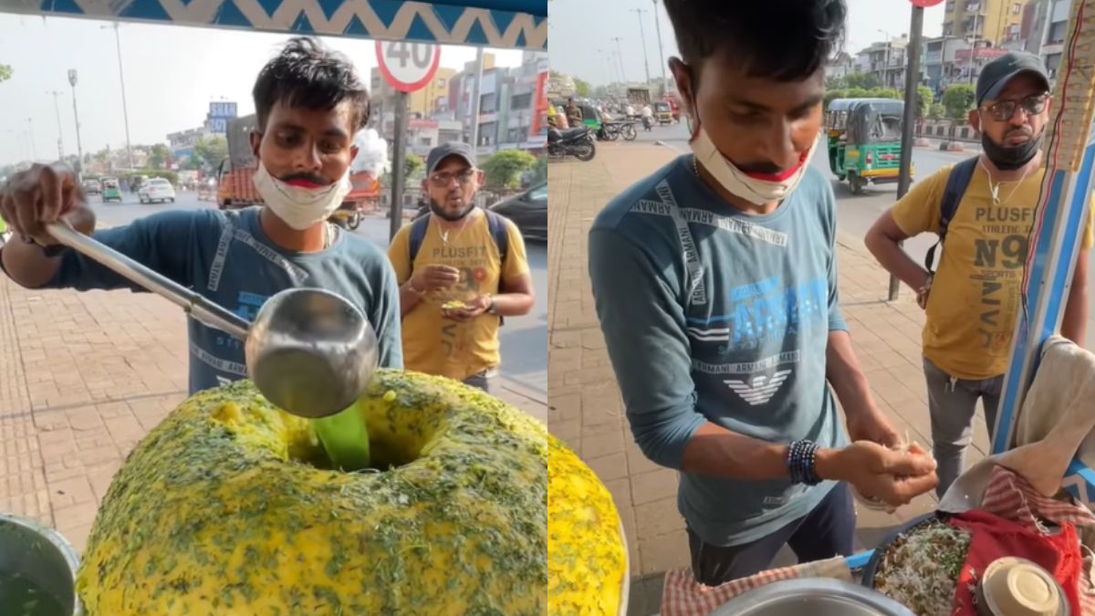 The BIGGEST Panipuri In India At This Surat Shop Is Tantalising Our Taste Buds