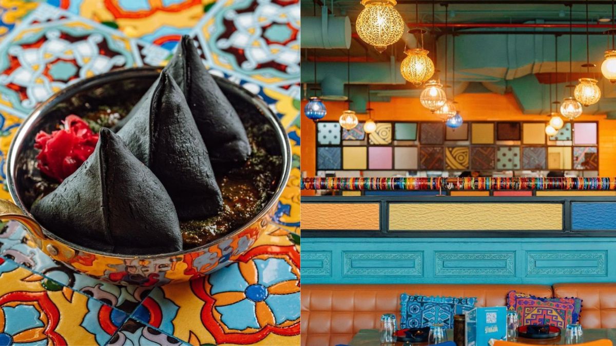This Eatery In Dubai Offers Black Samosa Stuffed With Creamy Butter Chicken