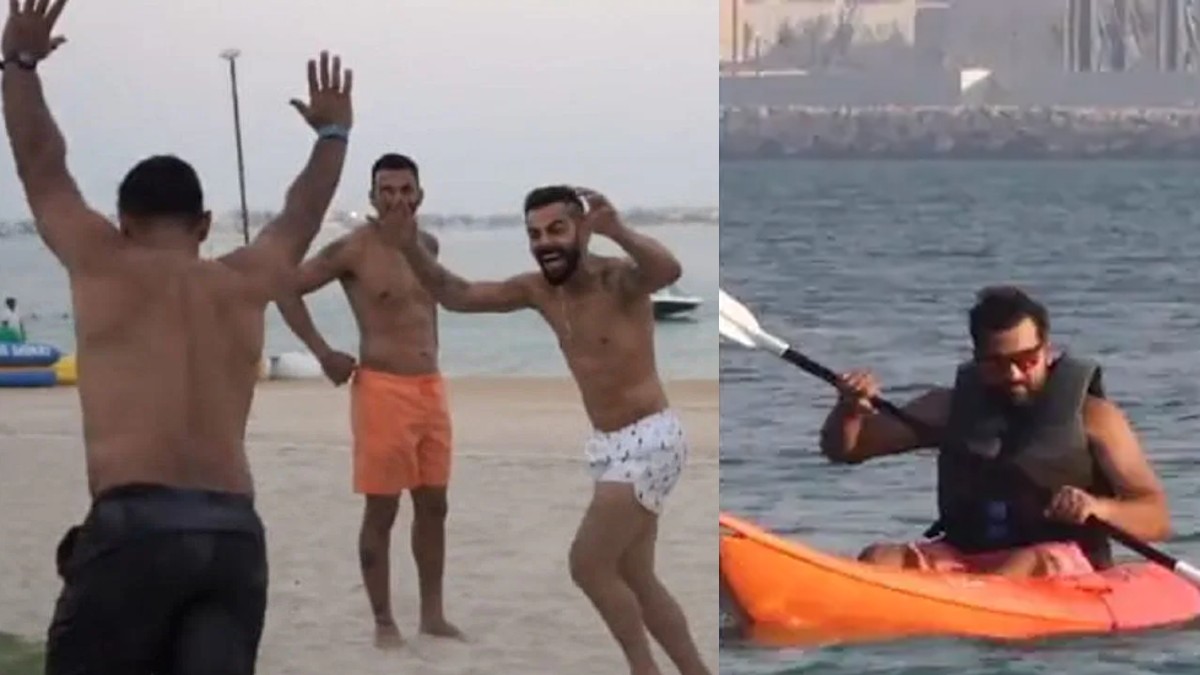 Virat Kohli, Rohit Sharma Go Surfing & Play Beach Volleyball Ahead Of Super 4 In The UAE