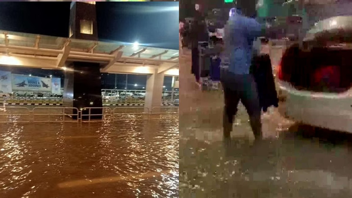 Bangalore Rains Delay Flights & Cause Floods At Kempegowda International Airport