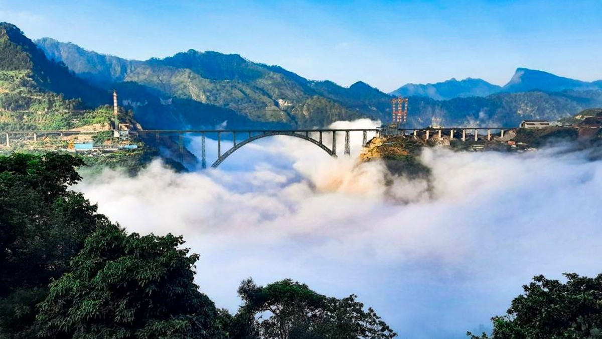 These Pictures Of Chenab Bridge Are Absolutely Ethereal 