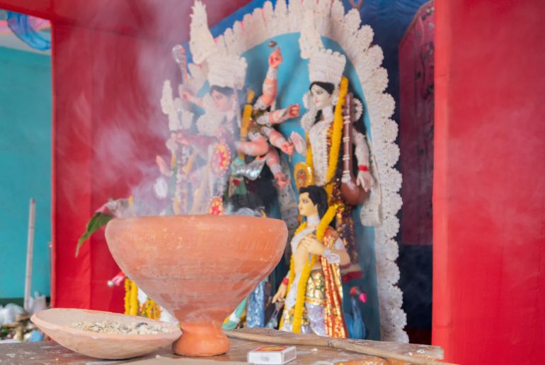 Heritage Home Durga Pujas in Kolkata