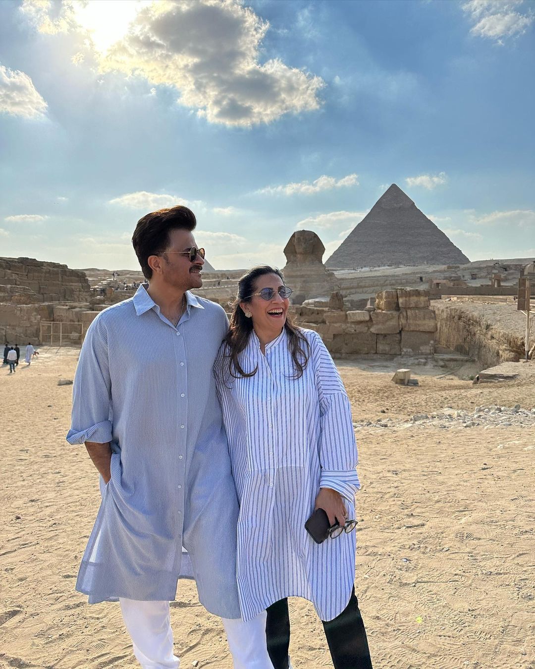 Anil Kapoor & Sunita Kapoor Touring Egypt Is #Goals