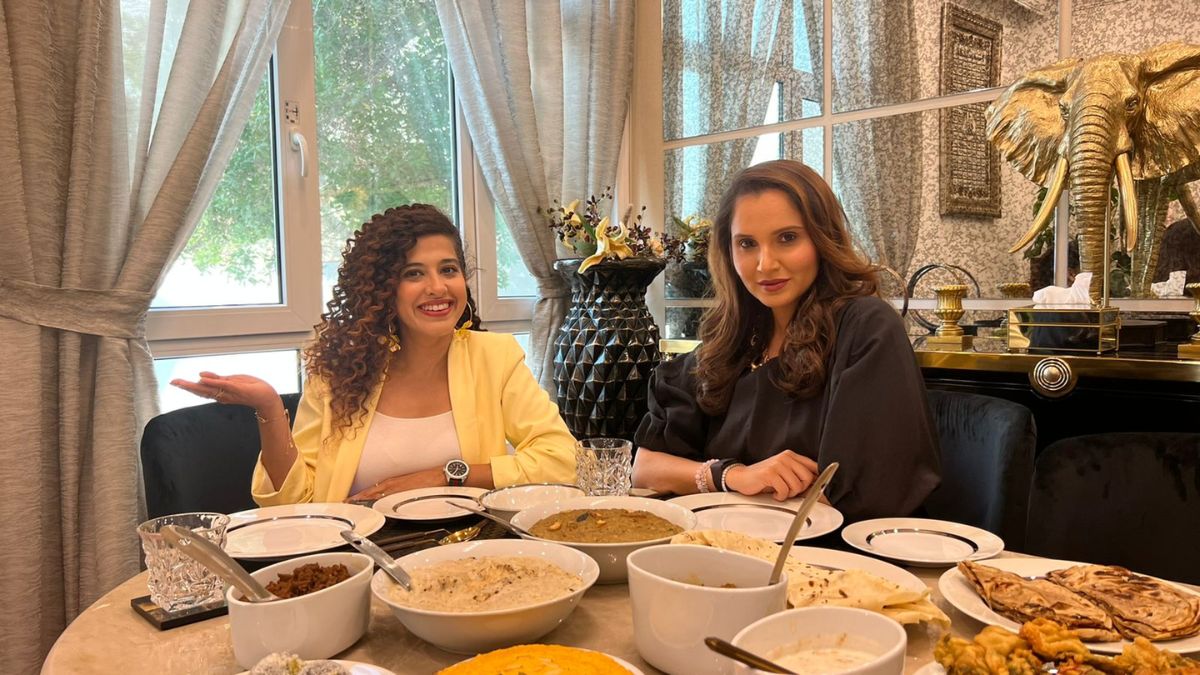 Sania Mirza Invites Kamiya Jani To Her Dubai Home; Treats Her With Hyderabadi Biryani & Haleem | Curly Tales