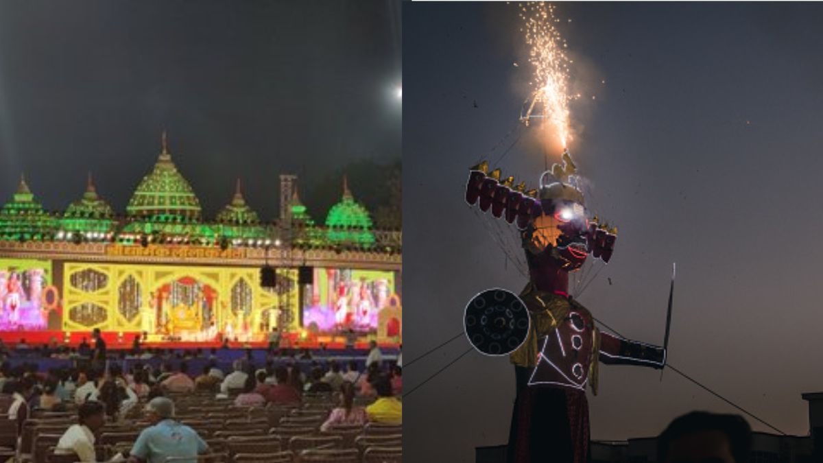 From 65-Ft Tall Effigy Of Coronavirus To Noida’s Twin Towers, Delhiites Celebrate Dussehra With Unique Villains