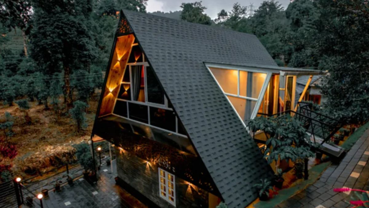 This A-Frame Villa Beside A Natural Stream Offers A Romantic Staycation Amid The Jungles Of Wayanad