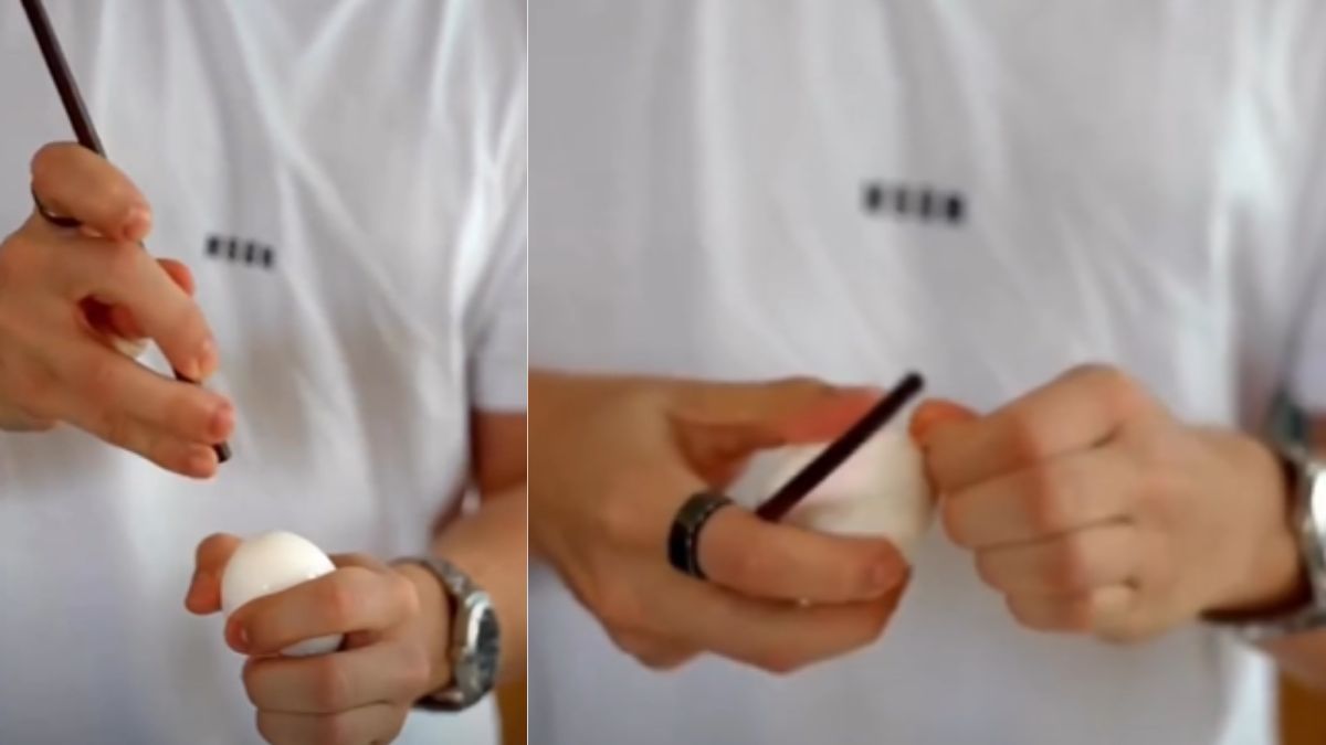 Try This Innovative Way To Peel Eggs Next Time!