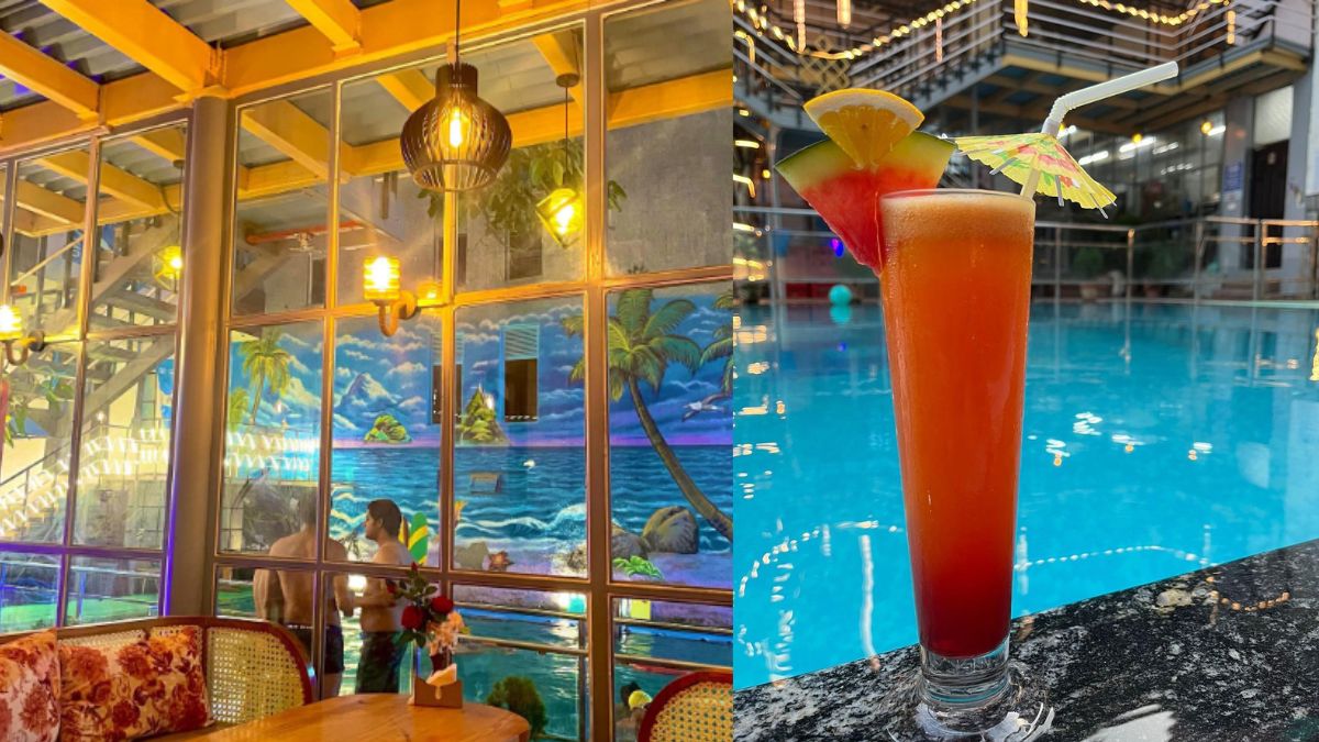 Dine By The Pool! This Cafe In Delhi Has Amazing Views, Good Food & Live Music
