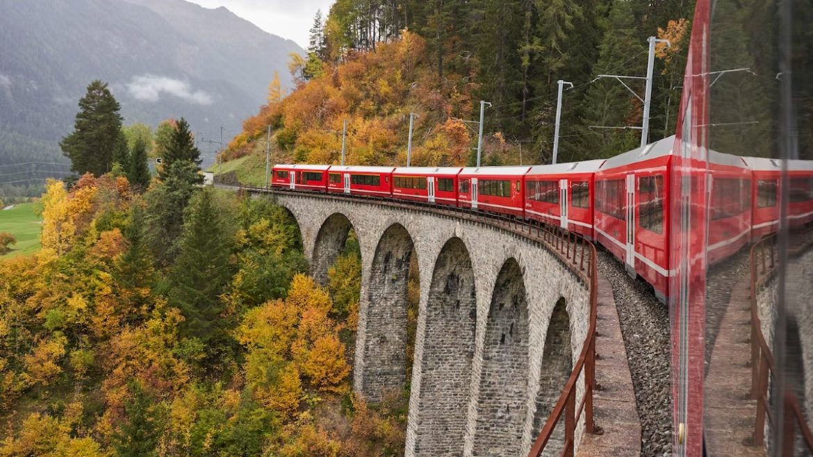 Switzerland Is Now Home To World's Longest Passenger Train With 100 Coaches  Passing Through Stunning Swiss Alps