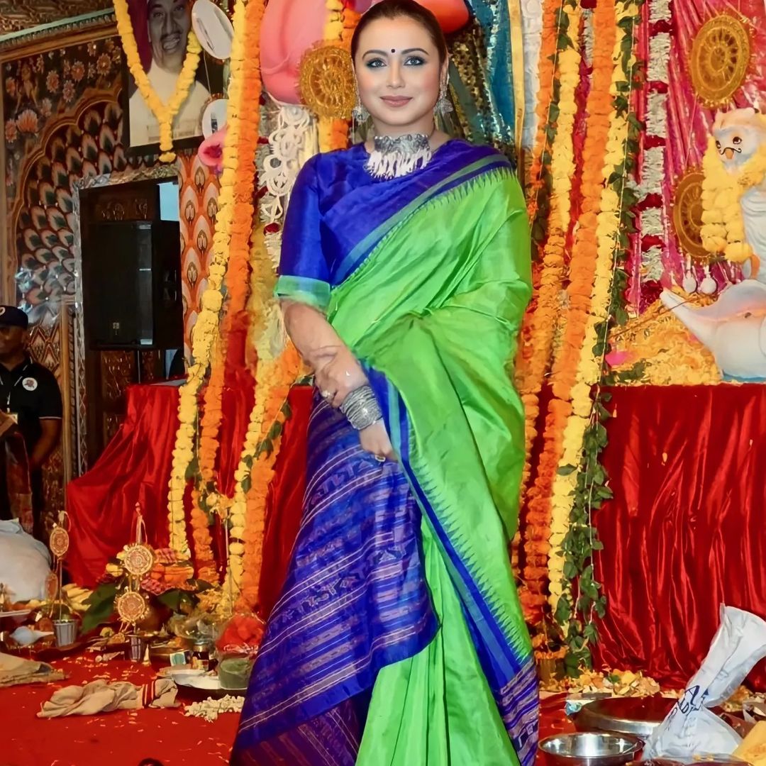 Rani Mukerji Celebrates Durga Puja In Mumbai