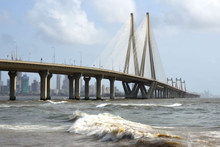 Bandra-Worli Sea Link, Water Bridges In India