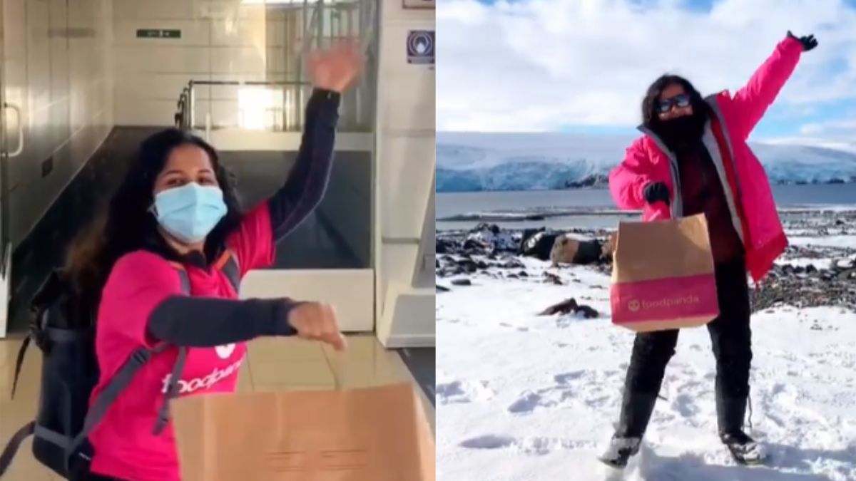 From Singapore To Antarctica, Woman Travels Over 30,000 Km For Just A Food Delivery!