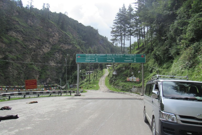 Highway in Bhutan - featuring in Lonely Planet's list of travel recommendations for 2023