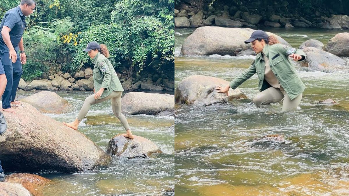 Kangana Ranaut Is In Assam Doing Recce For Her Directorial Solo Emergency, Slips And Falls In River
