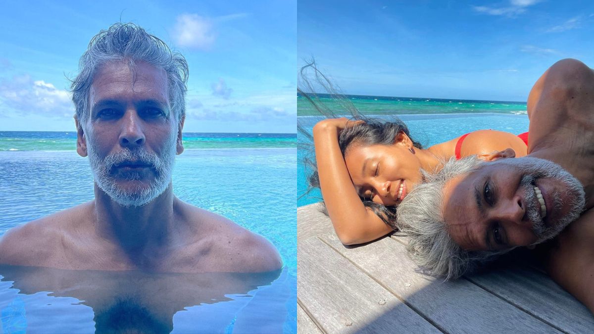 Milind Soman Checks Into Maldives For His Birthday With Wife Ankita Konwar