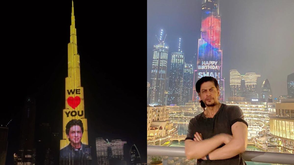 “We Love You”, Burj Khalifa Lights Up For Shah Rukh Khan’s 57th Birthday. Watch!