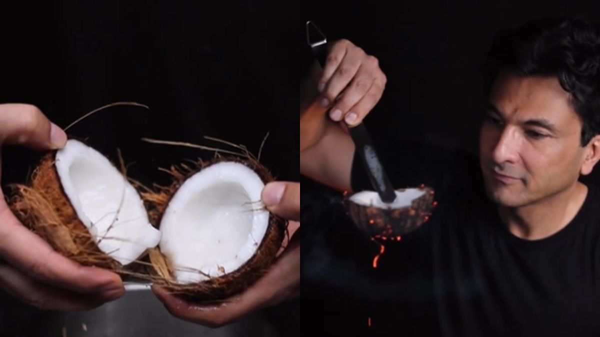 Vikas Khanna Has A Great Hack To Help You Remove Coconut From Its Shell, And Mind Is Blown!