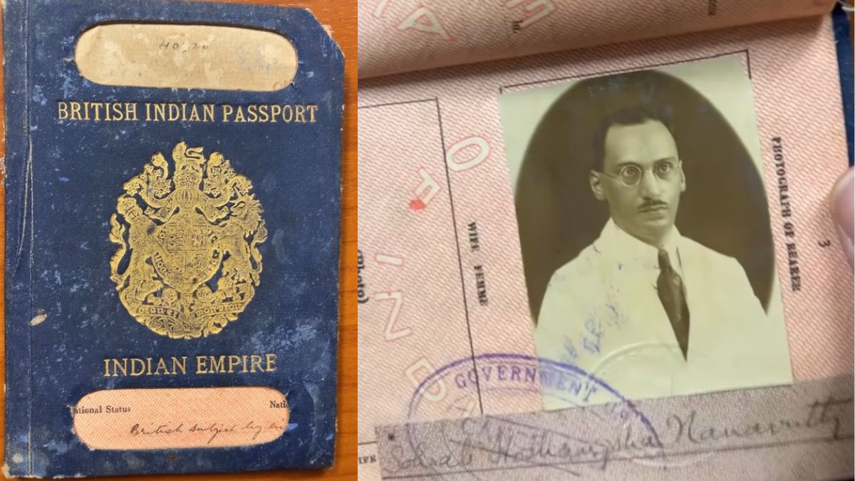 A Video Of British Indian Passport From 1927 Goes Viral On Instagram